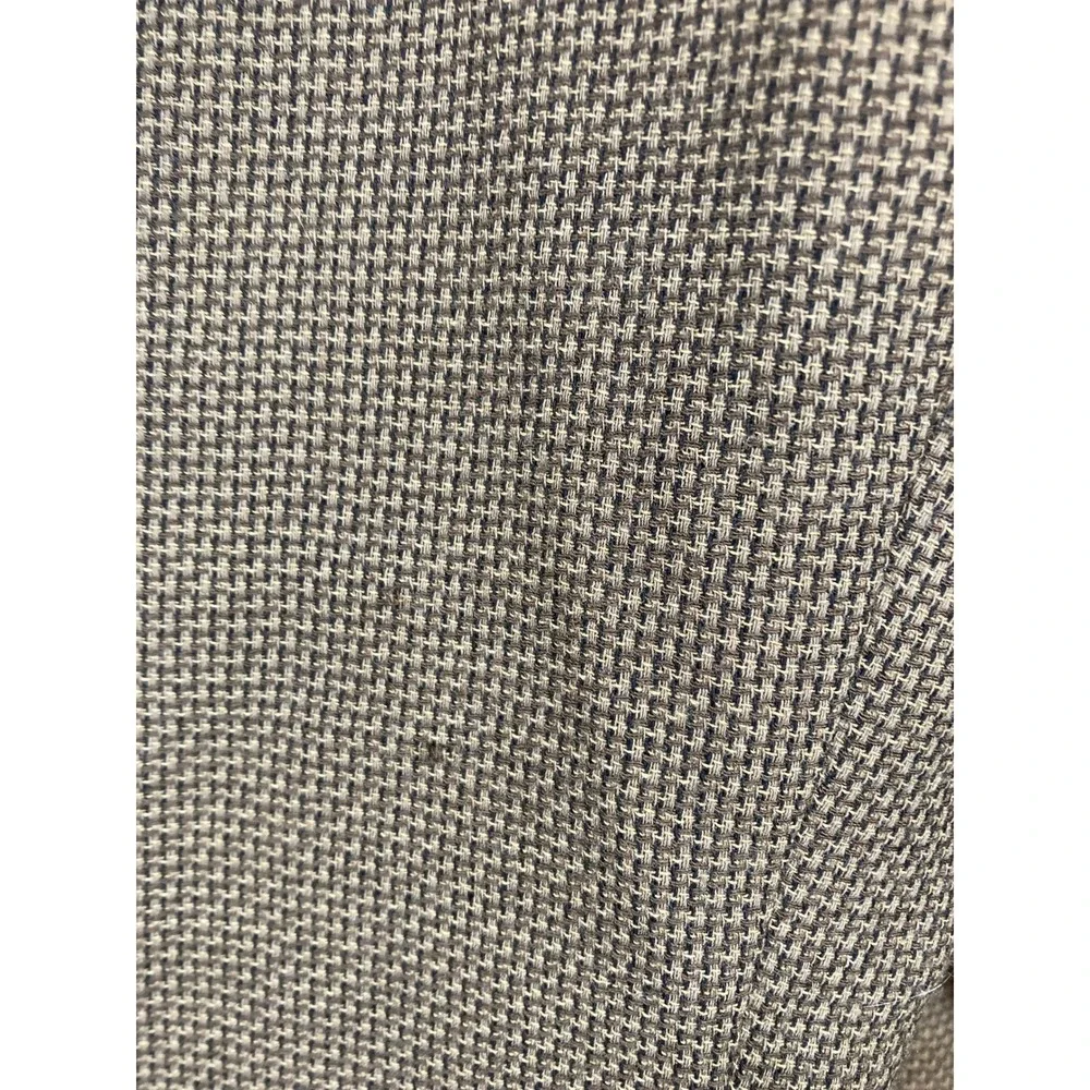 Mani Giorgio Armani Brown Wool Micro Check Blazer Sport Coat 44R Italy